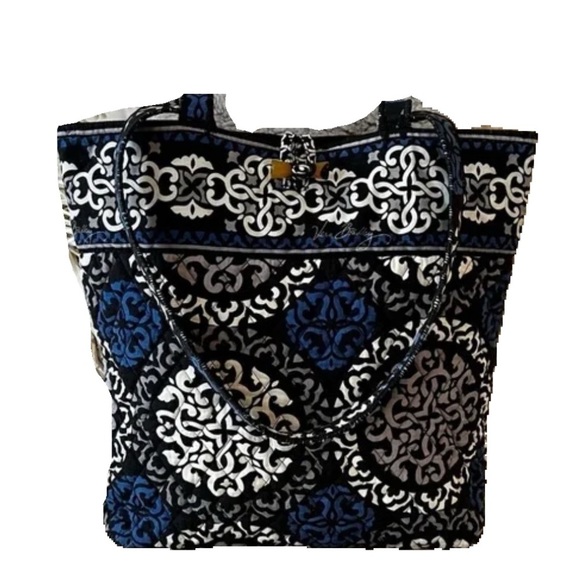 Vera Bradley Canterberry Cobalt Tote Bag - Picture 7 of 10